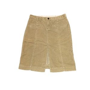 American Eagle Outfitters Corduroy Beige Size 0 With Front Slit Y2K festival
